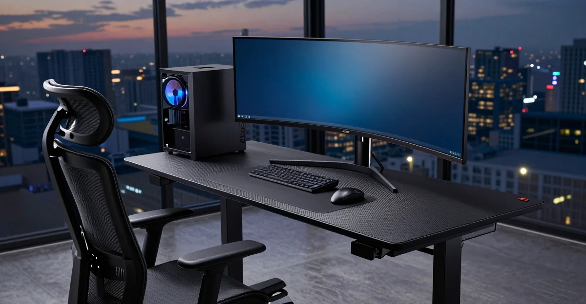 2026 電競桌高度終極指南：170公分桌高多少？告別肩頸痠痛的黃金比例