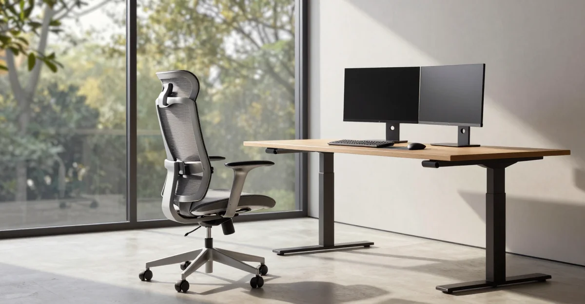 2026 辦公家具推薦：5 款頂級人體工學椅評測與升降桌選購全攻略