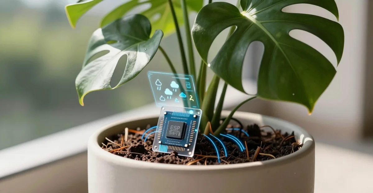 2026 智慧盆栽 DIY 教學：ESP32 低功耗 AI 監控系統實作指南