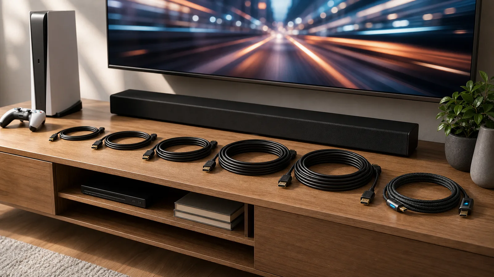 HDMI 2.1線材長度指南2026｜4K120、eARC、主動式光纖線怎麼選