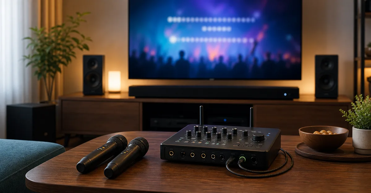 家庭卡拉 OK 設備怎麼選？2026 無線麥克風、混音器、Soundbar 與喇叭配置指南