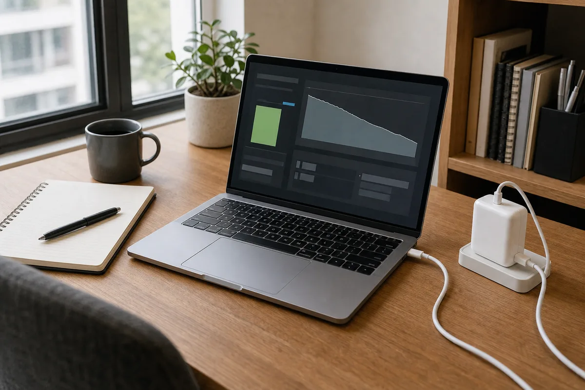 筆電電池健康度怎麼顧 2026｜一直插電、循環次數、USB-C 充電與換電池