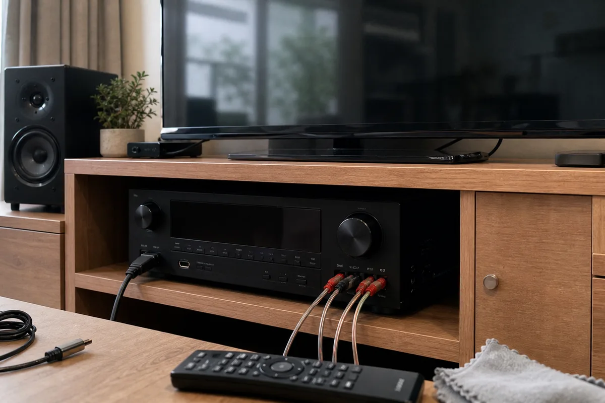 AV 擴大機沒聲音怎麼辦 2026｜HDMI、輸入源、喇叭線、ARC/eARC、解碼模式與保護