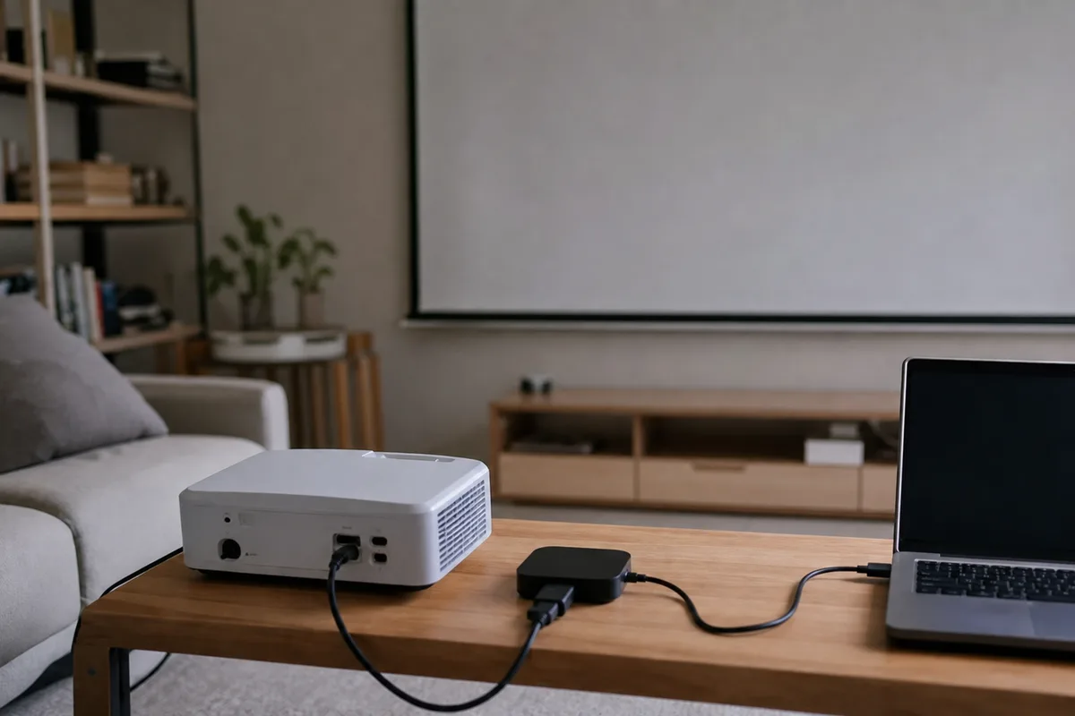 投影機 HDMI 沒訊號怎麼辦 2026｜電視棒、筆電、解析度、HDCP 與線材排障