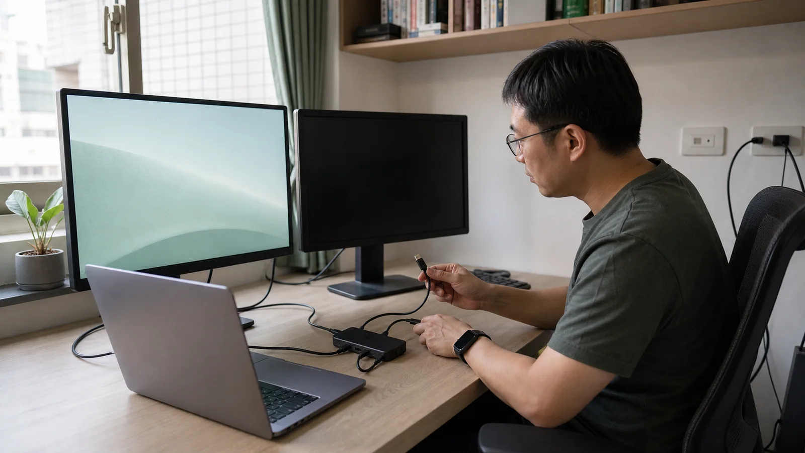 USB-C Dock 雙螢幕不亮 2026｜只亮一台、鏡像與 DisplayLink 排查