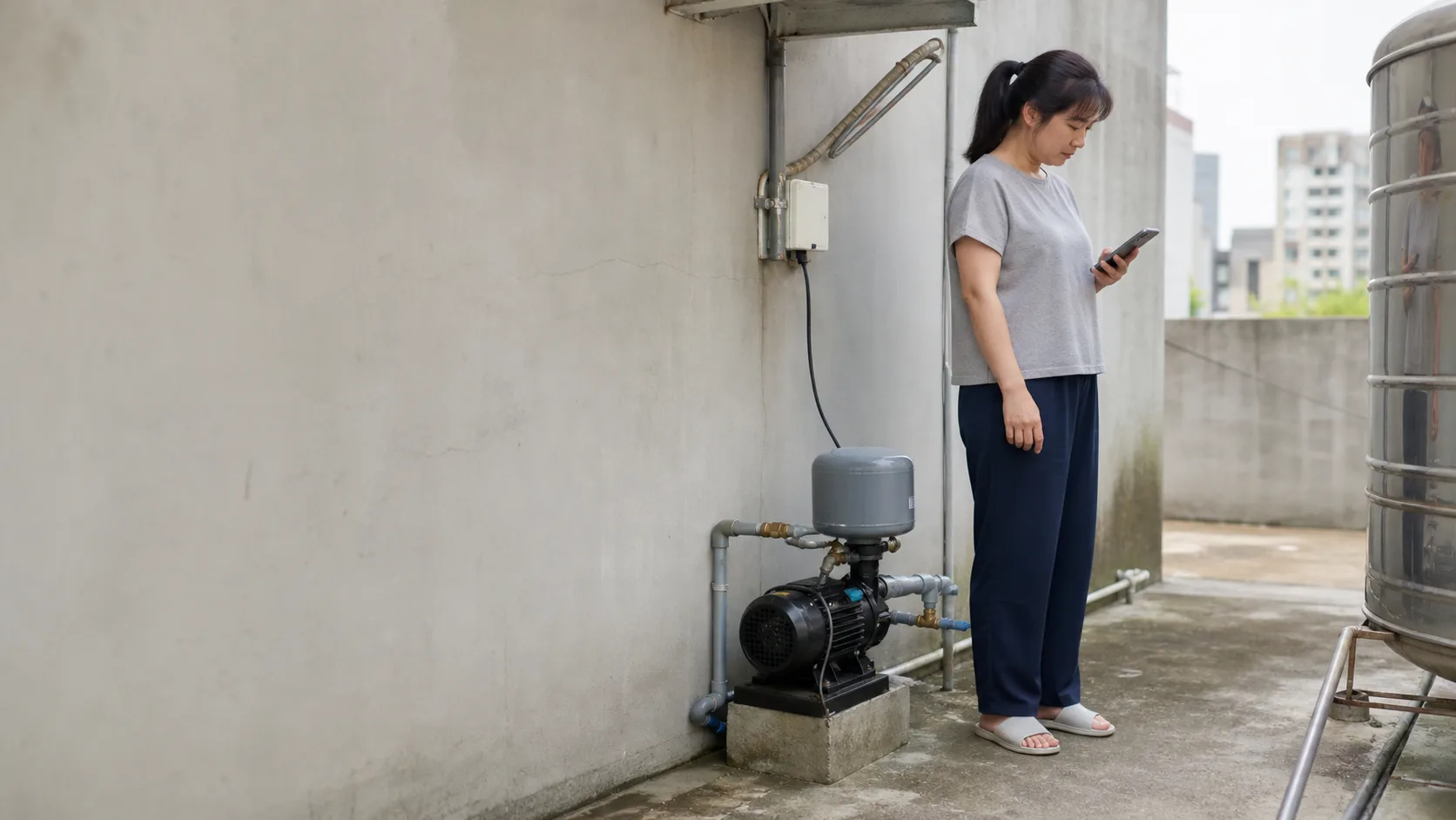 加壓馬達不啟動怎麼辦？2026 五種狀態排查、停機紅旗與叫修判斷