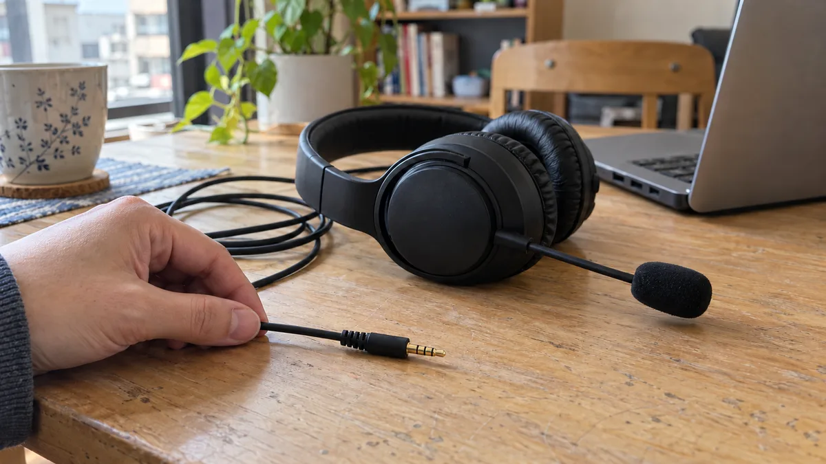 耳麥聽得到卻不能收音？3.5 mm 插孔、分接線與 USB 轉接判斷