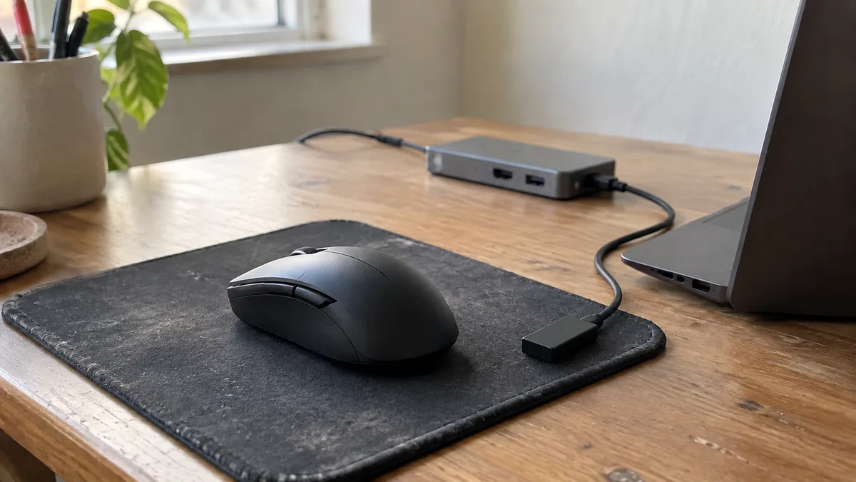 滑鼠一動遊戲就卡？8000Hz 回報率、掉幀與 USB 排障